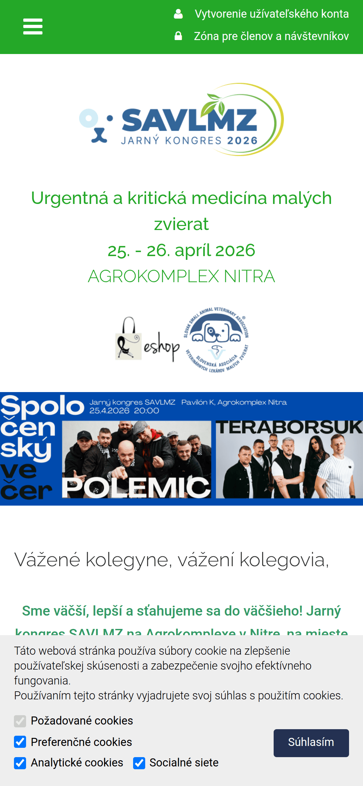 Jarný kongres SAVLMZ