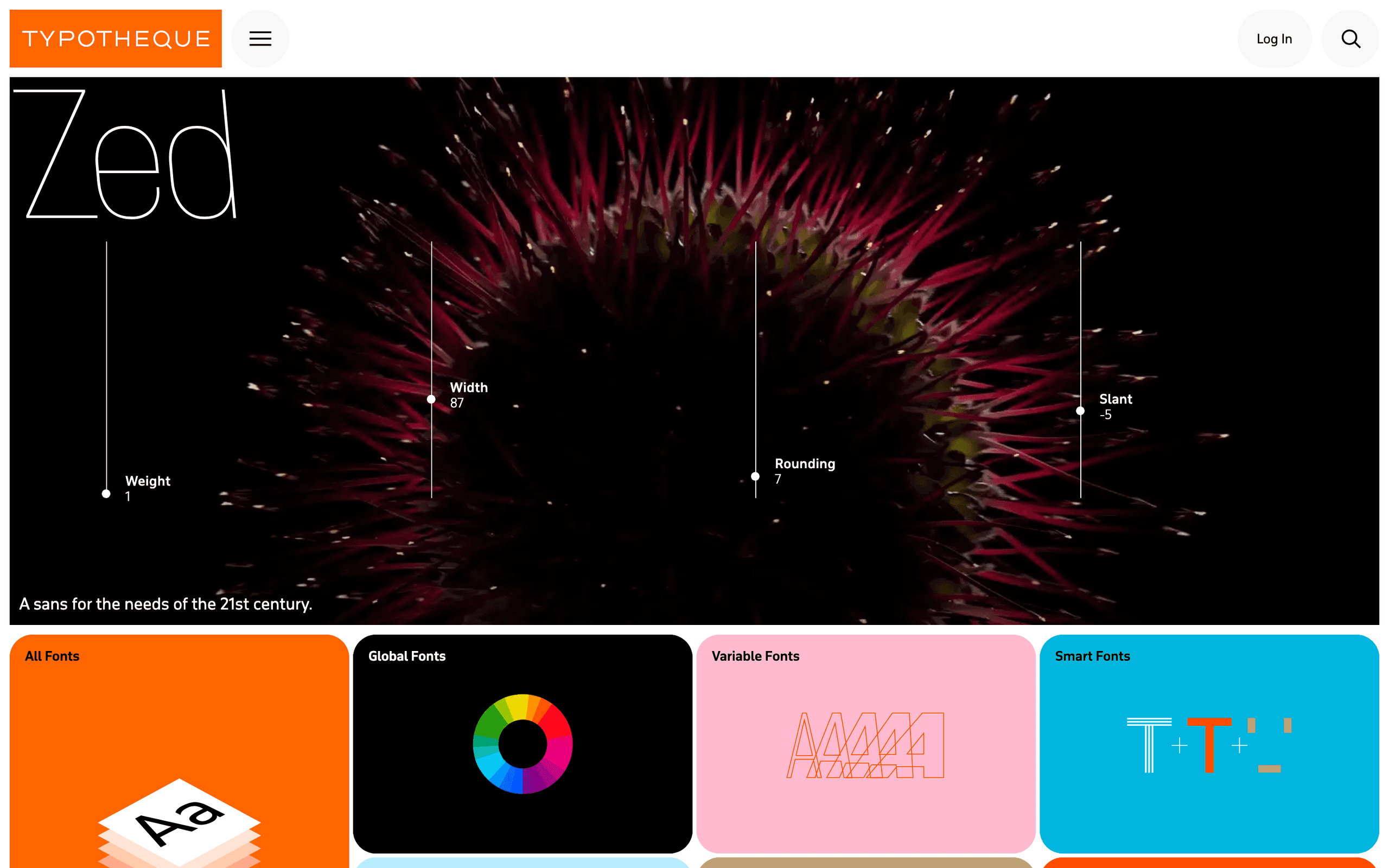 Typotheque – desktop
